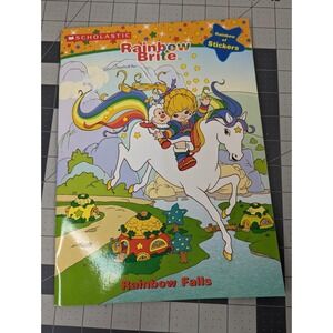 Rainbow Brite Falls Coloring Sticker Book 2004 Scholastic